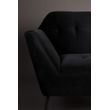 Afbeelding van Dutchbone Kate Lounge Chair Zwart