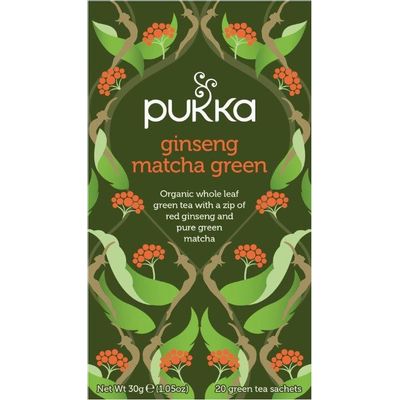 Pukka Org. Teas Ginseng matcha green