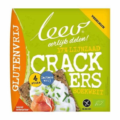 Leev Boekweit & meergranen cracker glutenvrij bio