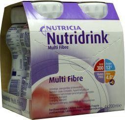 Nutridrink Multi fibre aardbei 200 ml