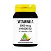 Afbeelding van SNP Vitamine A 3000 mcg