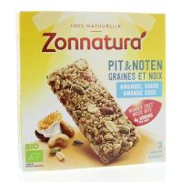 Zonnatura Pit en notenreep amandel & kokos 25 gram