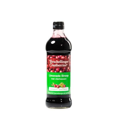 Terschellinger Cranberry-vlierbes siroop