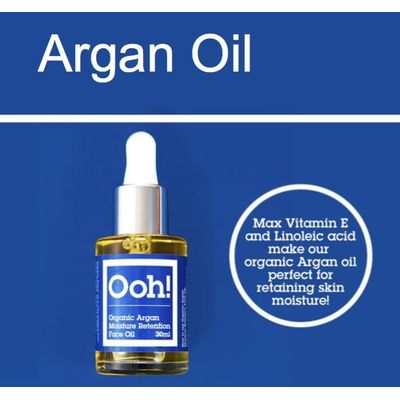 Ooh! Organic argan moisture retention face oil