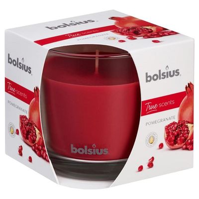 Bolsius Geurglas 95/95 true scents pomegranate