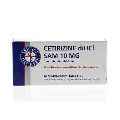 Service Apotheek Cetirizine 10 mg DICHL UAD