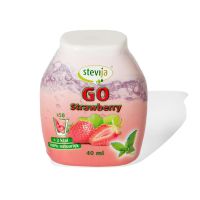 Stevija Stevia limonadesiroop go strawberry