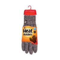 Heat Holders Ladies cable gloves M/L fawn