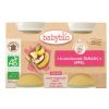 Afbeelding van Babybio Dessert appel banaan 130 gram