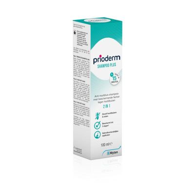 Berg Aandringen longontsteking Prioderm Shampoo plus - 100 ml - Medimart.be - (3325678)