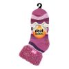 Afbeelding van Heat Holders Ladies lounge socks 4-8 muted pink stripe
