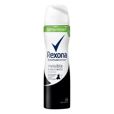 Rexona Deodorant spray compressed invisible diamond