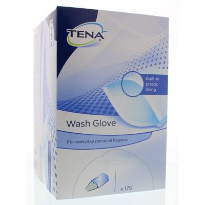 TENA Wash Glove met plasic binnenkant