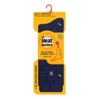 Heat Holders Mens ultra lite socks micro navy 6-11