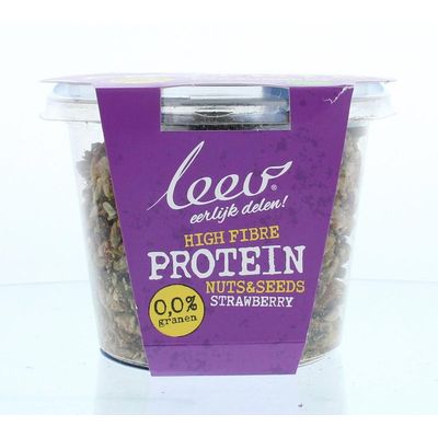 Leev Proteine nuts & seeds aardbei bio