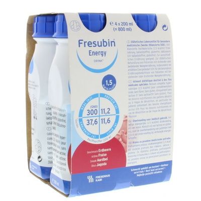 Fresubin Energy drink aardbei 200 ml