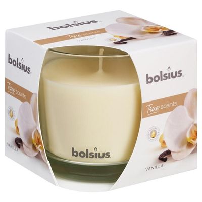 Bolsius Geurglas 95/95 true scents vanilla