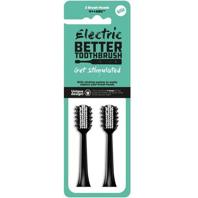 Bettertoothbrush Opzetborstel premium zwart