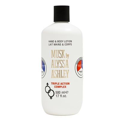 Alyssa Ashley Musk hand & body triple action lotion