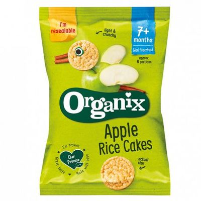 Organix Goodies Apple rice cakes 7+ maanden bio