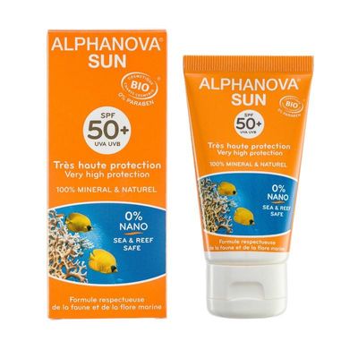 Alphanova Sun Sun gezichtscreme SPF50 bio