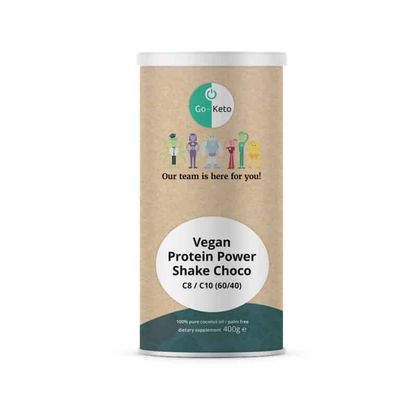 Go-Keto vegan protein MCT shake choco