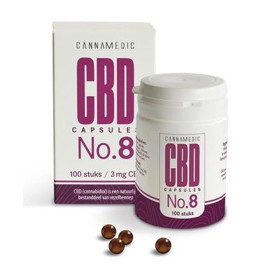 Cannamedic CBD Capsules nr 8 3 mg