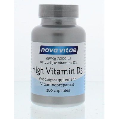Nova Vitae High vitamine D3 3000IU 75 mcg