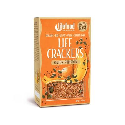Lifefood Life crackers pompoen ui