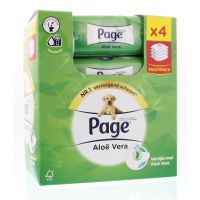 Page Vochtig toiletpapier navul skin kind aloe 4-pack