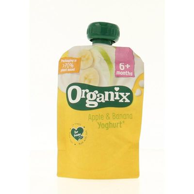 Organix Just Apple & banana yoghurt 6+ maanden bio