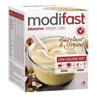 Modifast Intensive pudding hazelnoot & yoghurt 8 zakjes