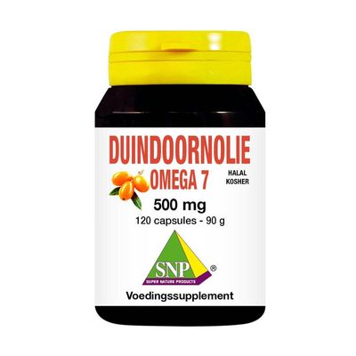 SNP Duindoorn olie omega 7 halal kosher 500 mg