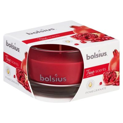 Bolsius Geurglas 80/50 true scents pomegranate