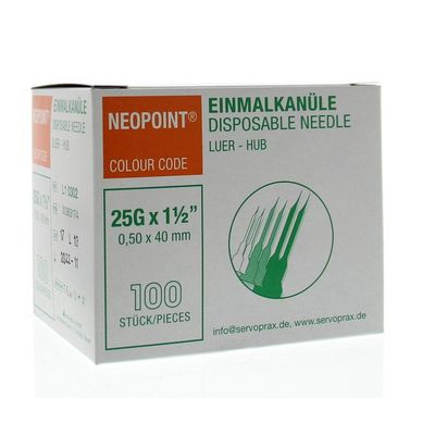 Neopoint Injectienaald steriel 0.5 x 40