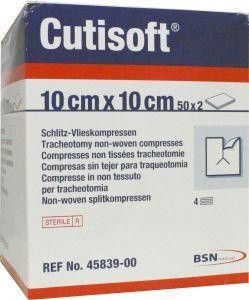 Cutisoft N-W Splitkompres ST 10X10CM 45839-00