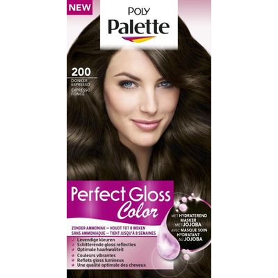 Poly Palette Perfect Gloss Haarverf 200 Donker Espresso