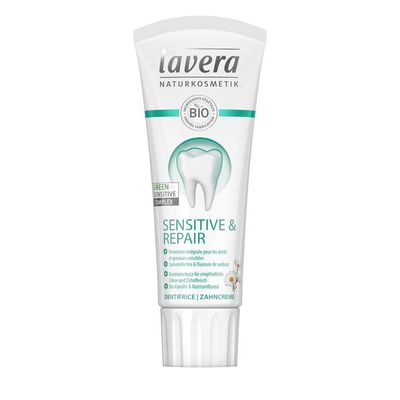 Lavera Tandpasta/toothpaste sensitive & repair F-D