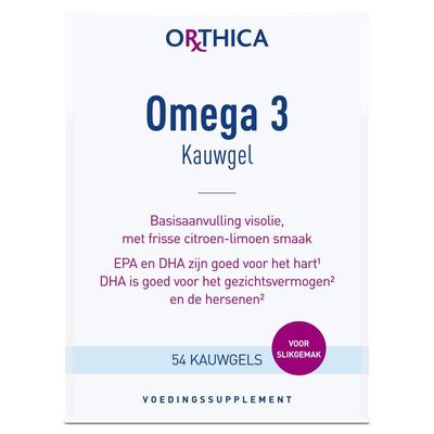 Orthica Omega 3 kauwgel