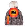 Afbeelding van Heat Holders Ladies turnover cable hat with pom pom fawn