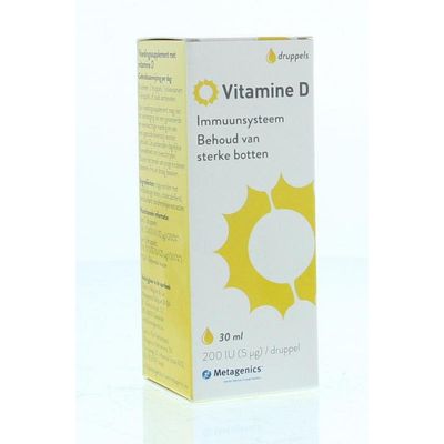 Metagenics Vitamine D liquid nieuwe formule