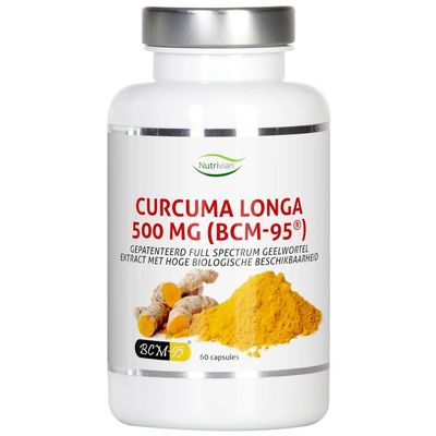 Nutrivian Curcuma longa 500 mg bcm95