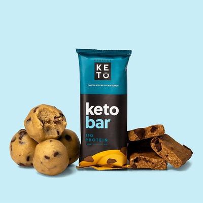 Go-Keto Keto koolhydraatarme reep chocolate chip cookie