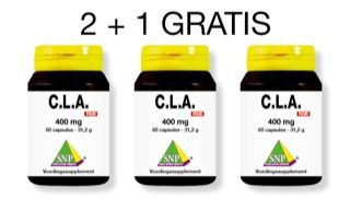 SNP CLA 400 mg puur actie 2 + 1 gratis