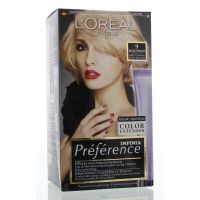 Loreal Preference 9 hollywood zeer licht blond