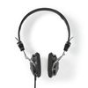 Afbeelding van Nedis Bedrade On-ear Koptelefoon | 3,5 mm | Kabellengte: 1.10 m | Zwart HPWD1104BK