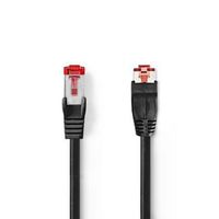 Nedis CAT6-kabel | RJ45 (8P8C) Male | RJ45 (8P8C) Male | SF/UTP | 15.0 m | Rond | PVC LSZH | Zwart