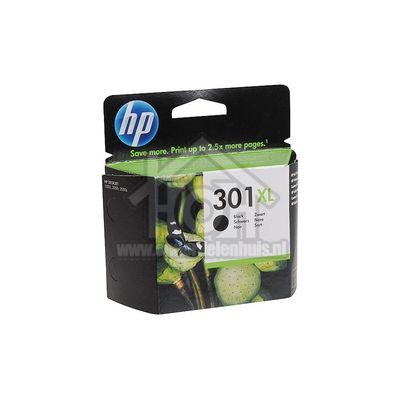 HP Hewlett-Packard Inktcartridge No. 301 XL Black Deskjet 1050,2050 HP-CH563EE