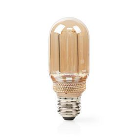 Nedis LED-Filamentlamp E27 | T45 | 3.5 W | 120 lm | 1800 K | Goudkleurig | Retrostijl | Aantal lamp