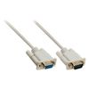 Afbeelding van Valueline Seriële kabel SUB-D 9-Pins Male - SUB-D 9-Pins Female 5.00 m Ivoor VLCP52010I50